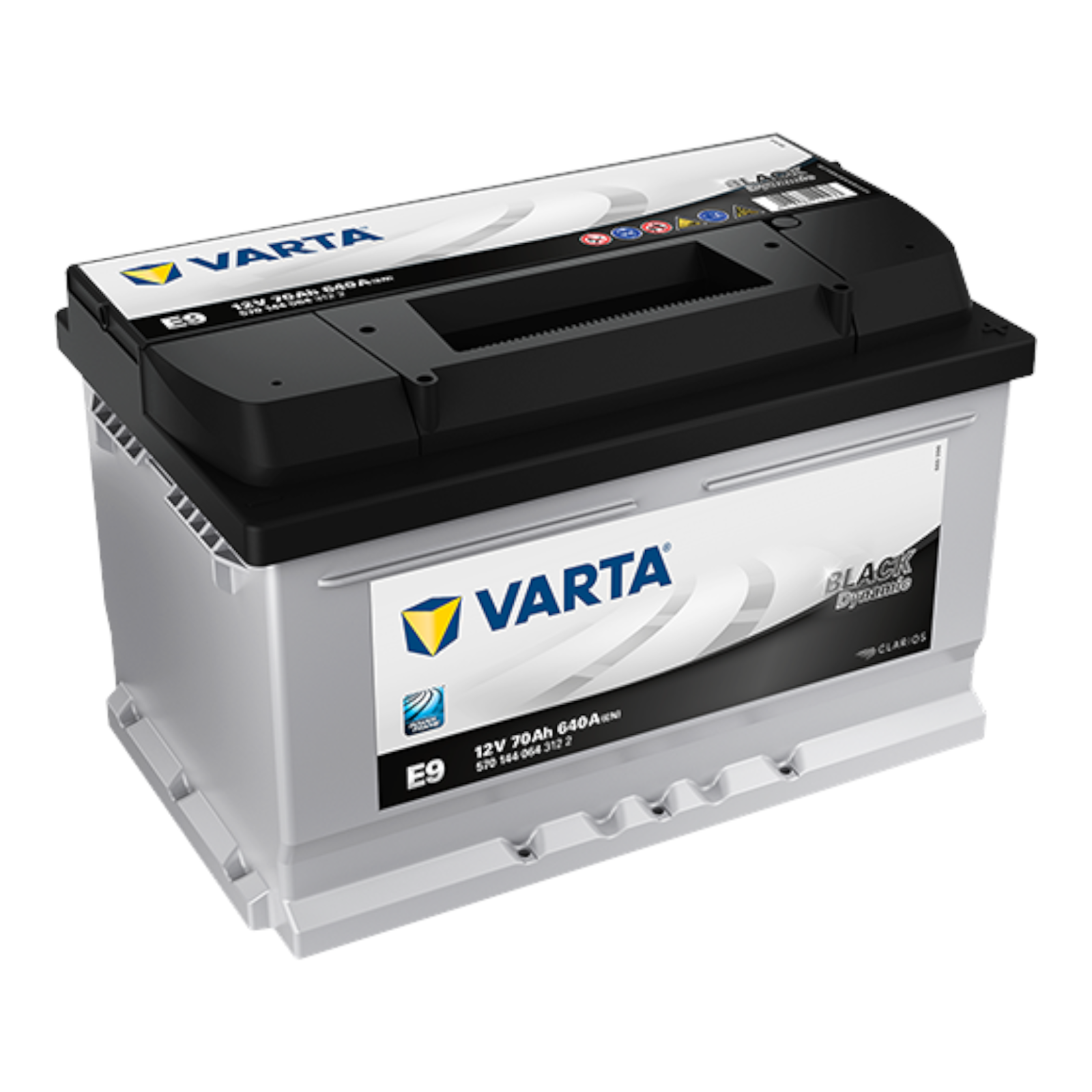 BATTERIA VARTA BLACK DYNAMIC E9 70Ah 640A